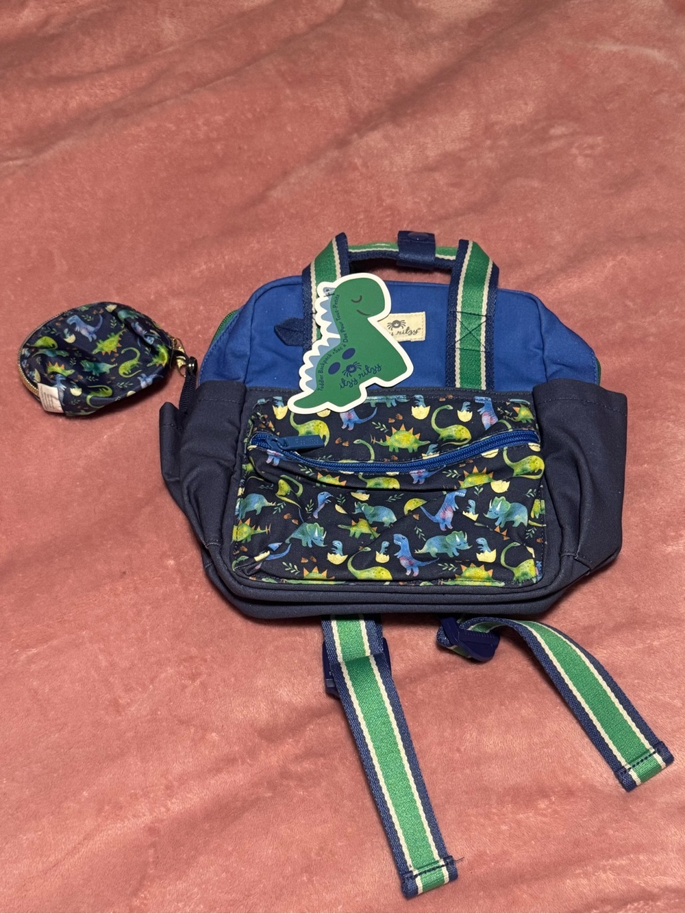 Itzy ritzy dino backpack